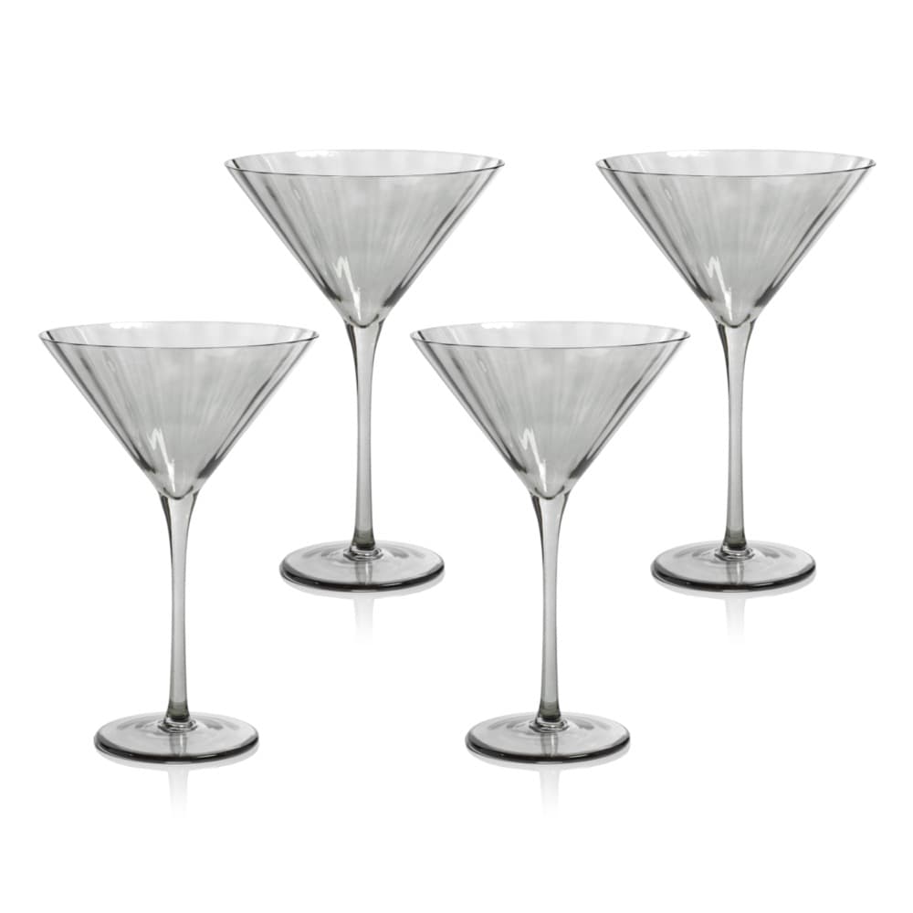 Zodax Apertivo Triangular Martini Glasses