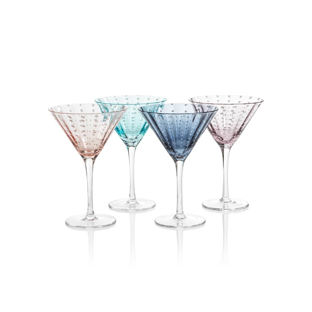 Elk Crystal Martini Glass Set of 4