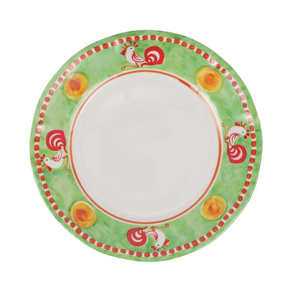 Melamine Campagna Gallina Dinner Plate by VIETRI