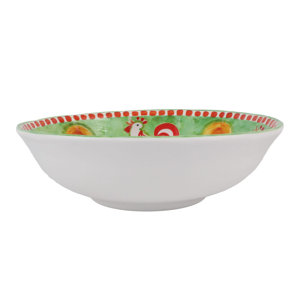 Melamine Campagna Gallina Large Serving Bowl by VIETRI