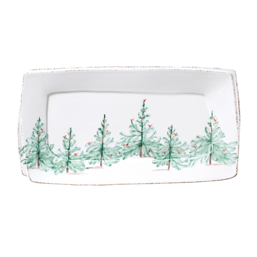 Melamine Lastra Holiday Rectangular Platter by VIETRI