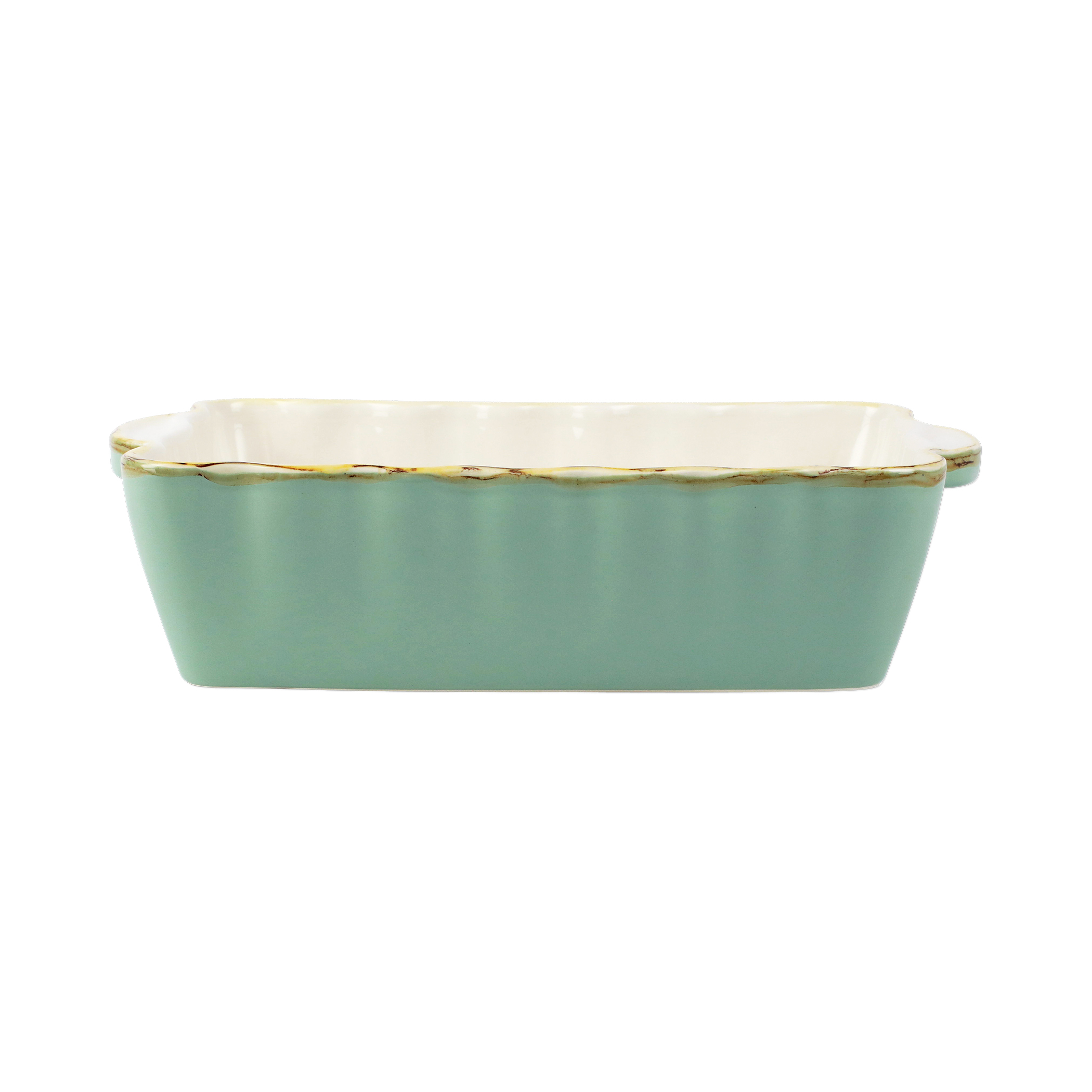 Italian Bakers Aqua Small Rectangular Baker by VIETRI - Seven Colonial