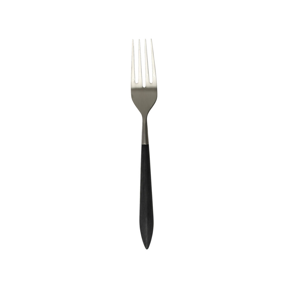 Ares Argento & Black Serving Fork by VIETRI