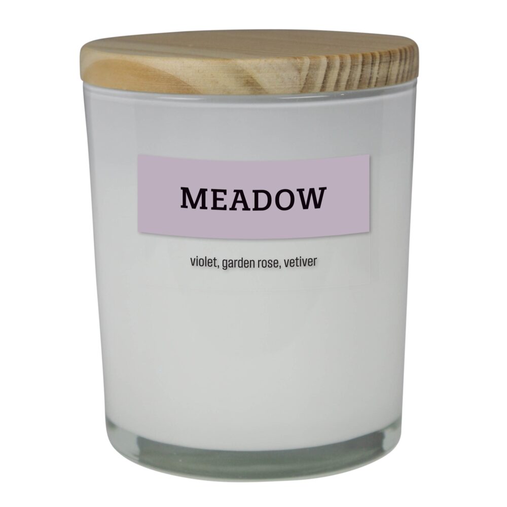 Element Meadow Violet, Garden Rose and Vetiver Candle by HomArt