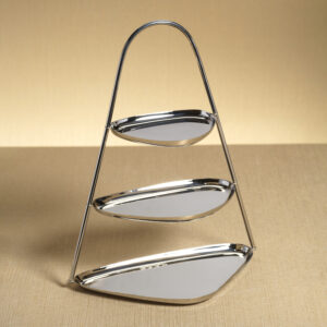 Stassi 3-Tier Hors D'oeuvres & Petits-Fours Stand by Zodax