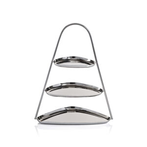 Stassi 3-Tier Hors D'oeuvres & Petits-Fours Stand by Zodax