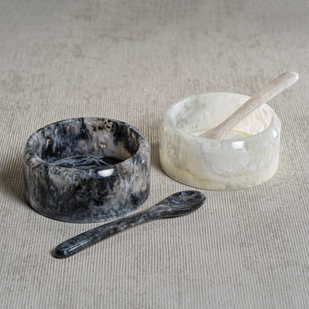 Seppi Resin Condiment Bowl with Spoon  by Zodax