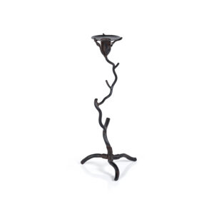 14" Brunel Twig Design Wrought Iron Candleholder   by Zodax