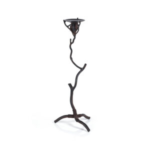 16" Brunel Twig Design Wrought Iron Candleholder   by Zodax