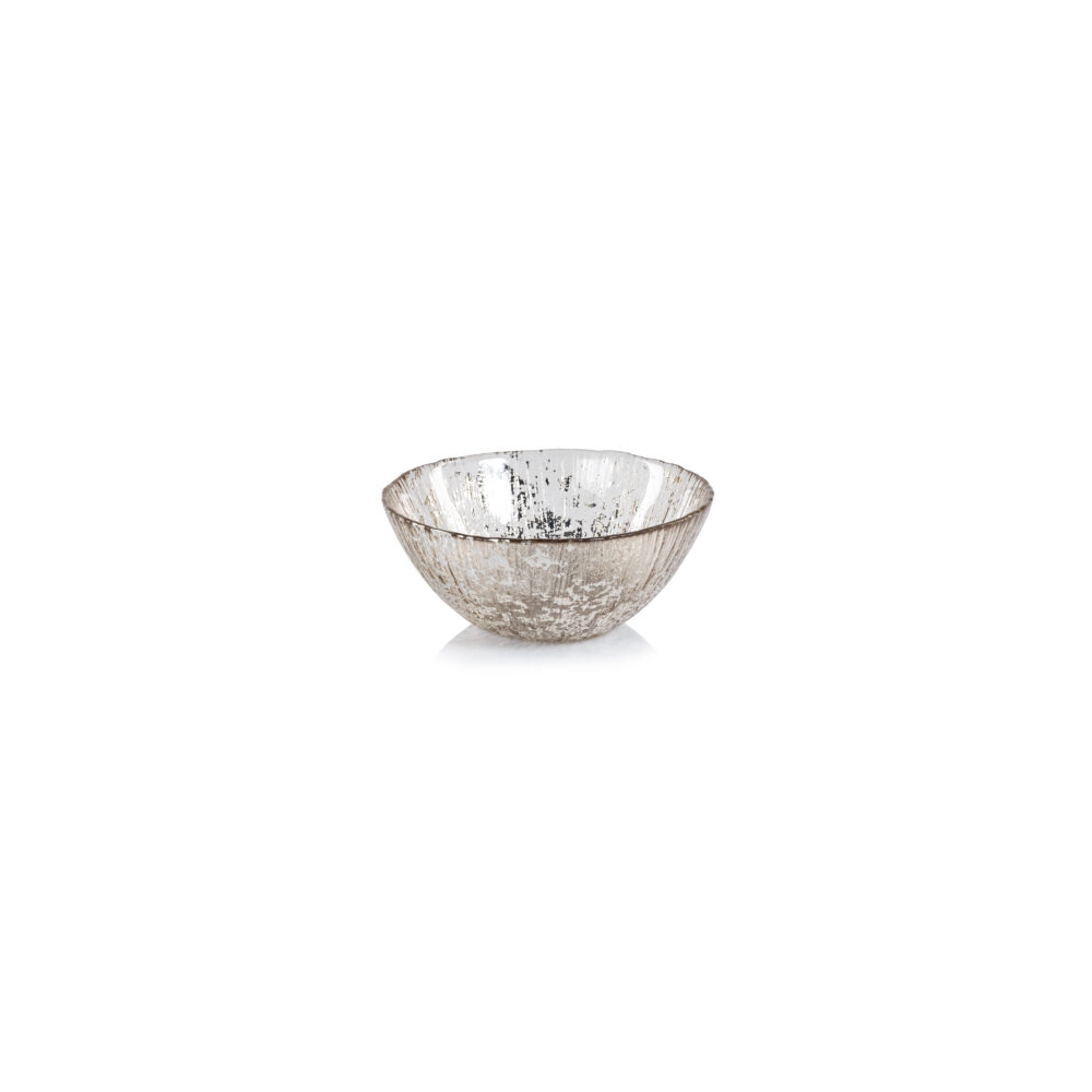 Chiara Fusion Deep Glass Serving Bowls, Set of 6 by Zodax