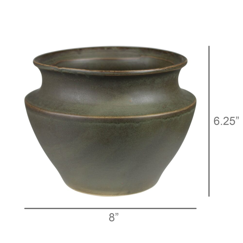 Addison Green Ceramic Pot by HomArt - Image 2