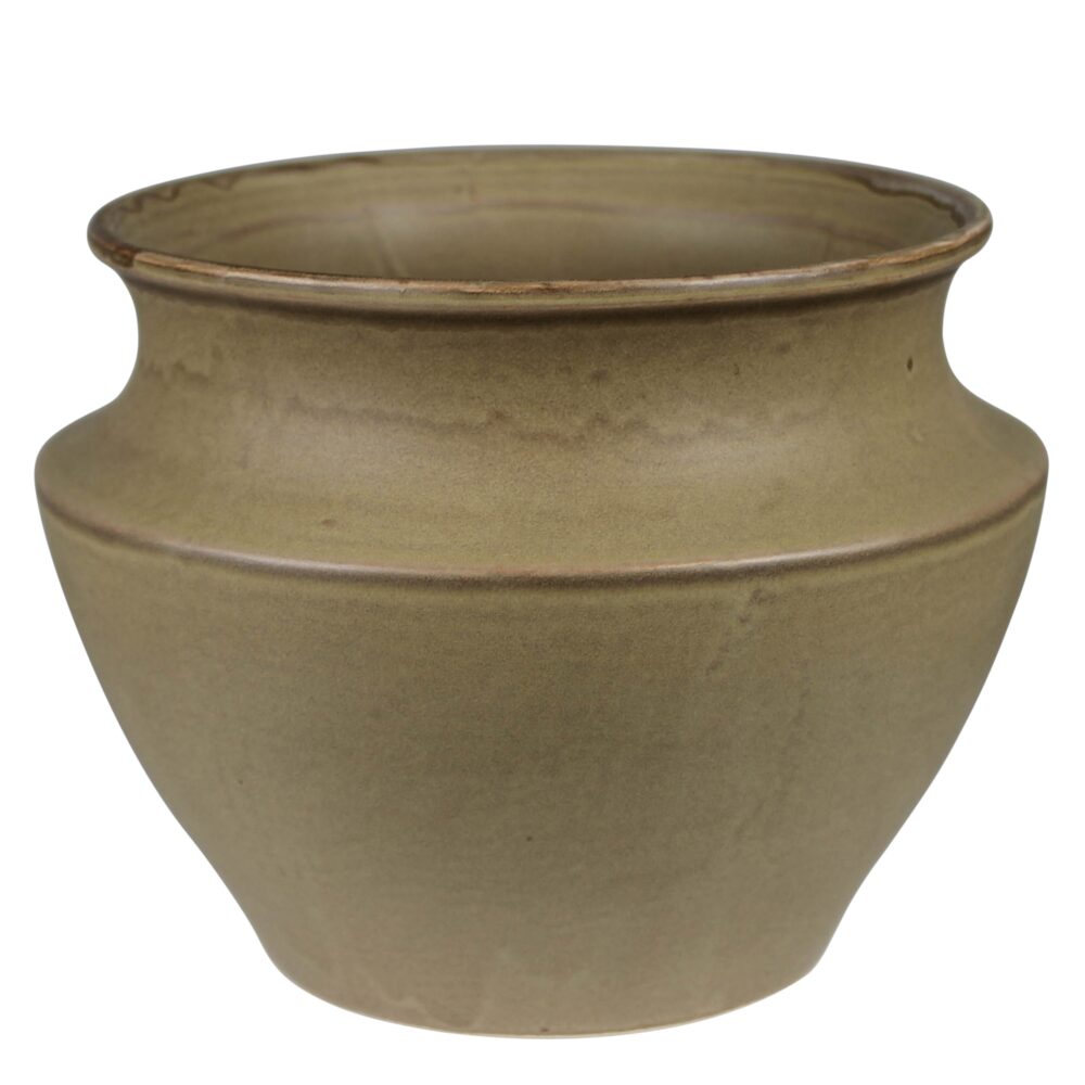 Addison Putty Ceramic Pot by HomArt