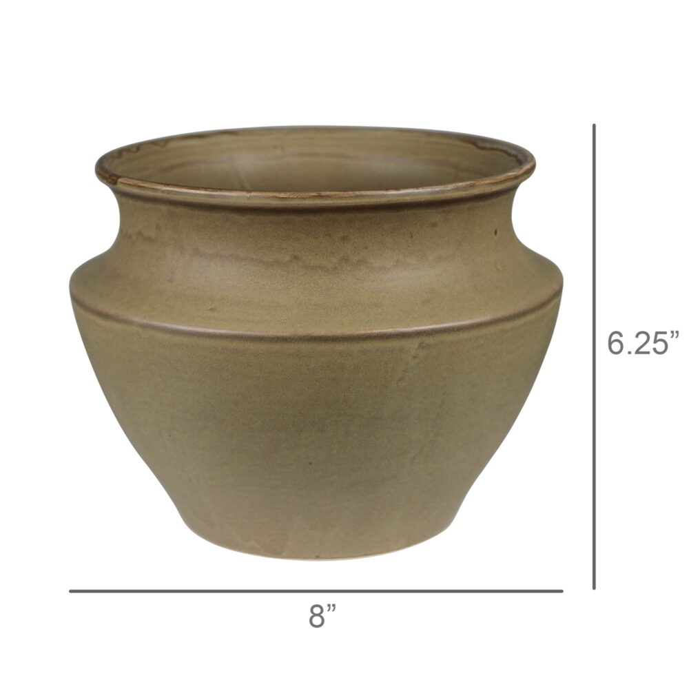 Addison Putty Ceramic Pot by HomArt - Image 2