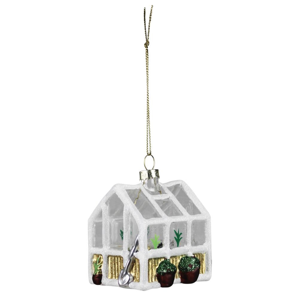 Glass Greenhouse Ornaments Set of 2 by HomArt - Image 3