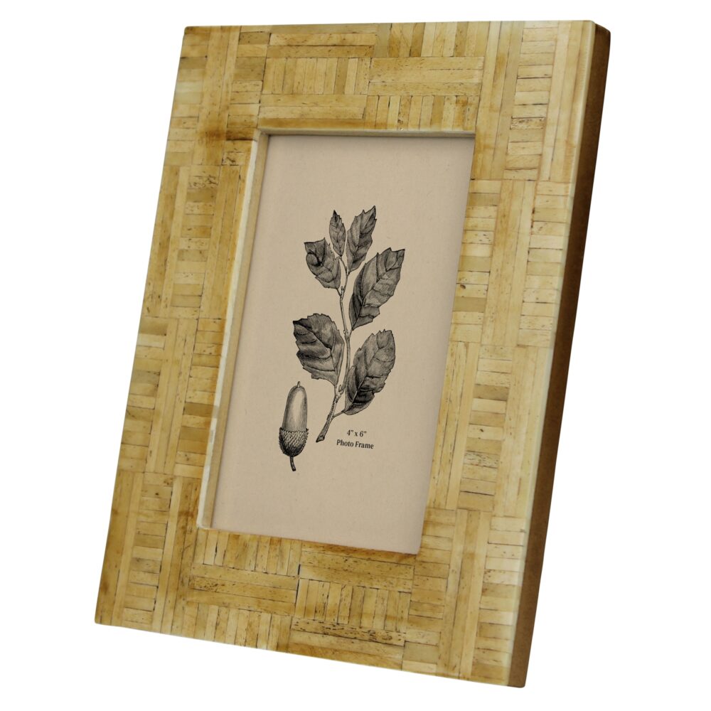 Bone Inlay 4 x 6 Frame by HomArt - Image 2