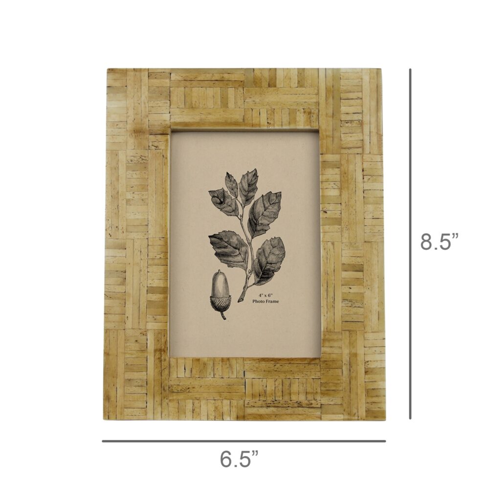 Bone Inlay 4 x 6 Frame by HomArt - Image 3