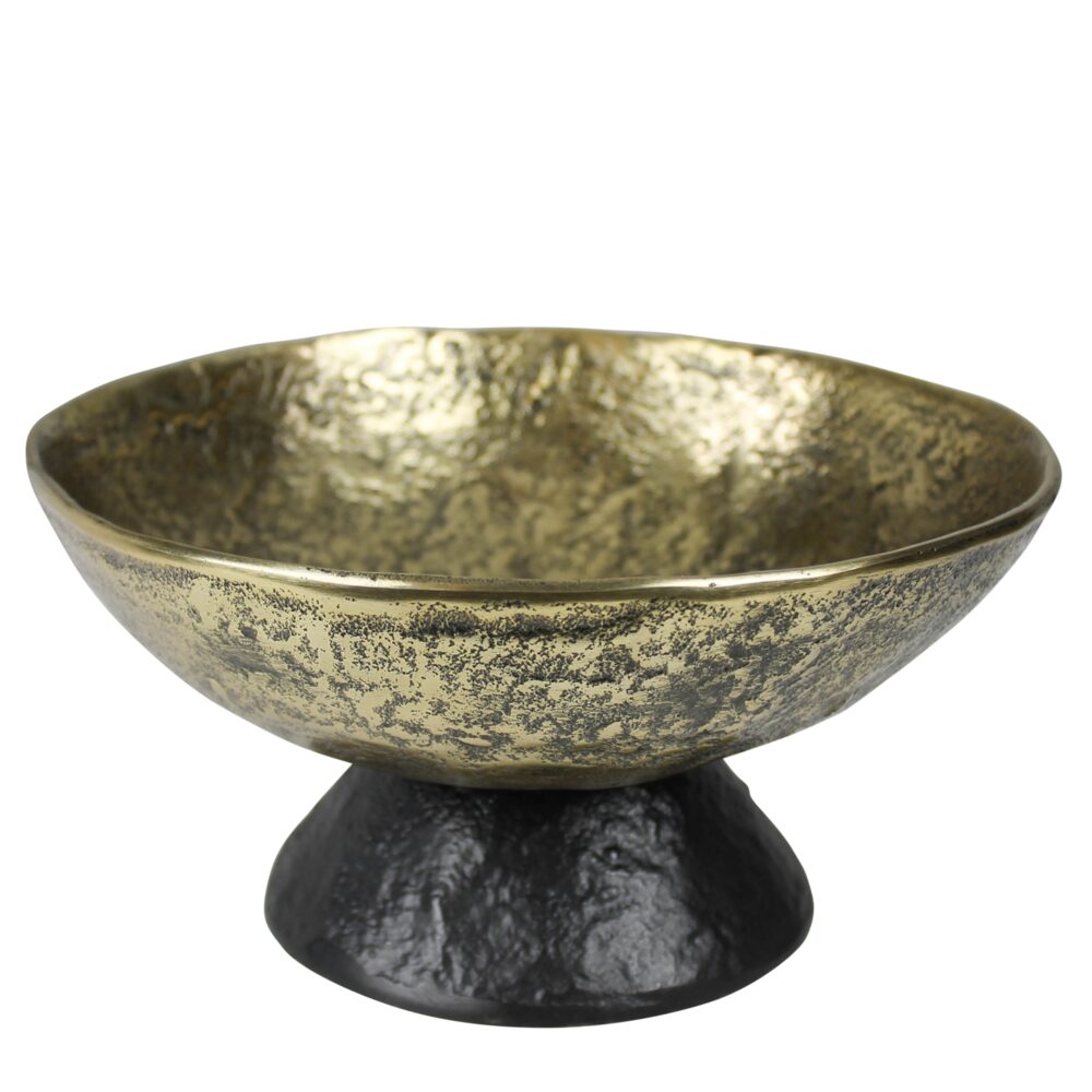 Isola Brass and Black Bowl by HomArt