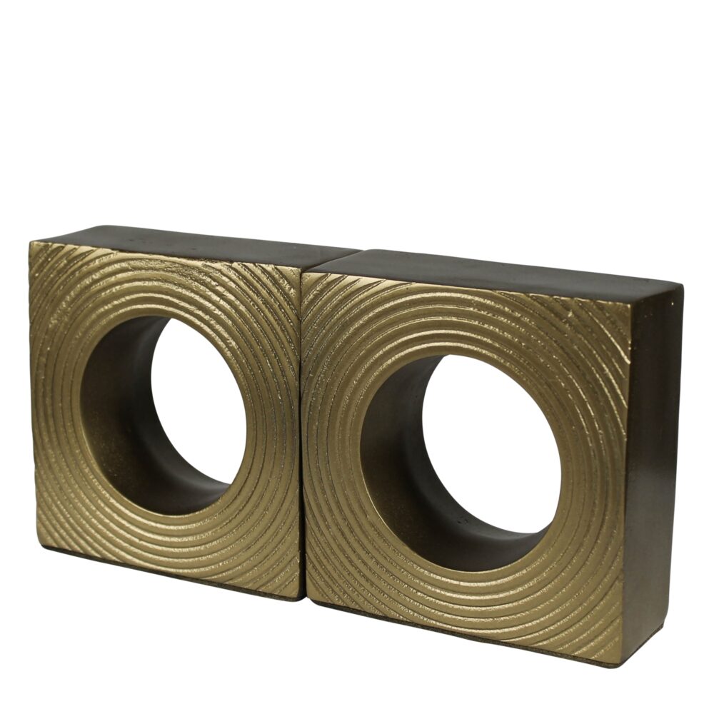 Biblio Brass Bookends by HomArt