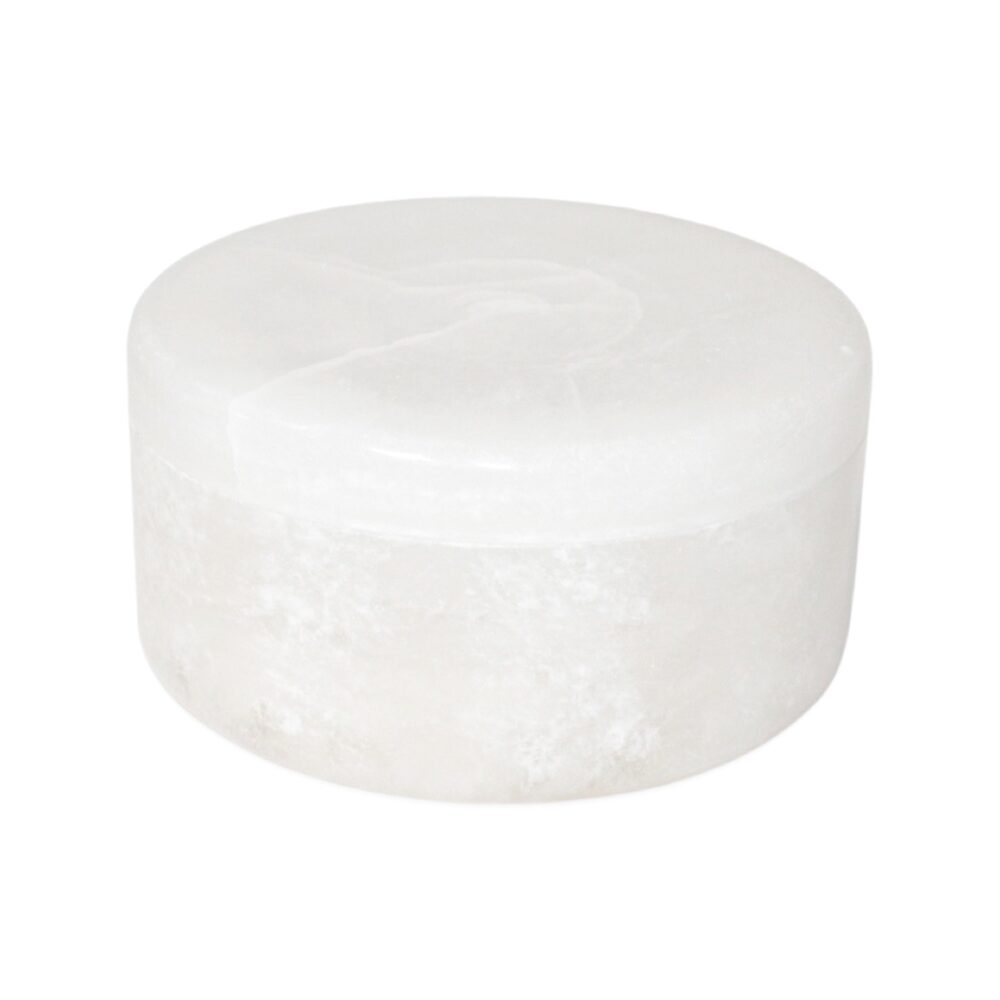 Medium Alabaster Votive Box by BIDKhome