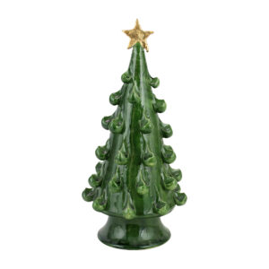 Foresta Green Medium Tree with Gold Star by VIETRI