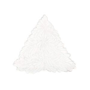 Lastra Holiday White Figural Tree Small Plate by VIETRI