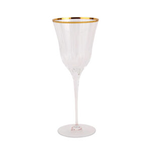 Natalia Gold Wine Glass by VIETRI