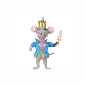 Nutcrackers Figural Mouse King Ornament by VIETRI