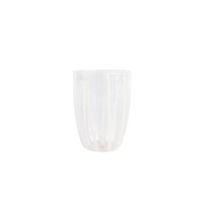 Nuovo Stripe White Tall Tumbler by VIETRI