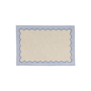 Tavola Blue Scalloped Placemats - Set of 4 by VIETRI