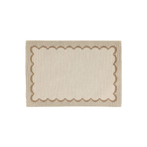 Tavola Natural Scalloped Placemats - Set of 4 by VIETRI