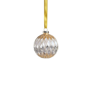 Astral Harlequin Glass Ball Ornaments- Set of 6, 3.25" by Zodax