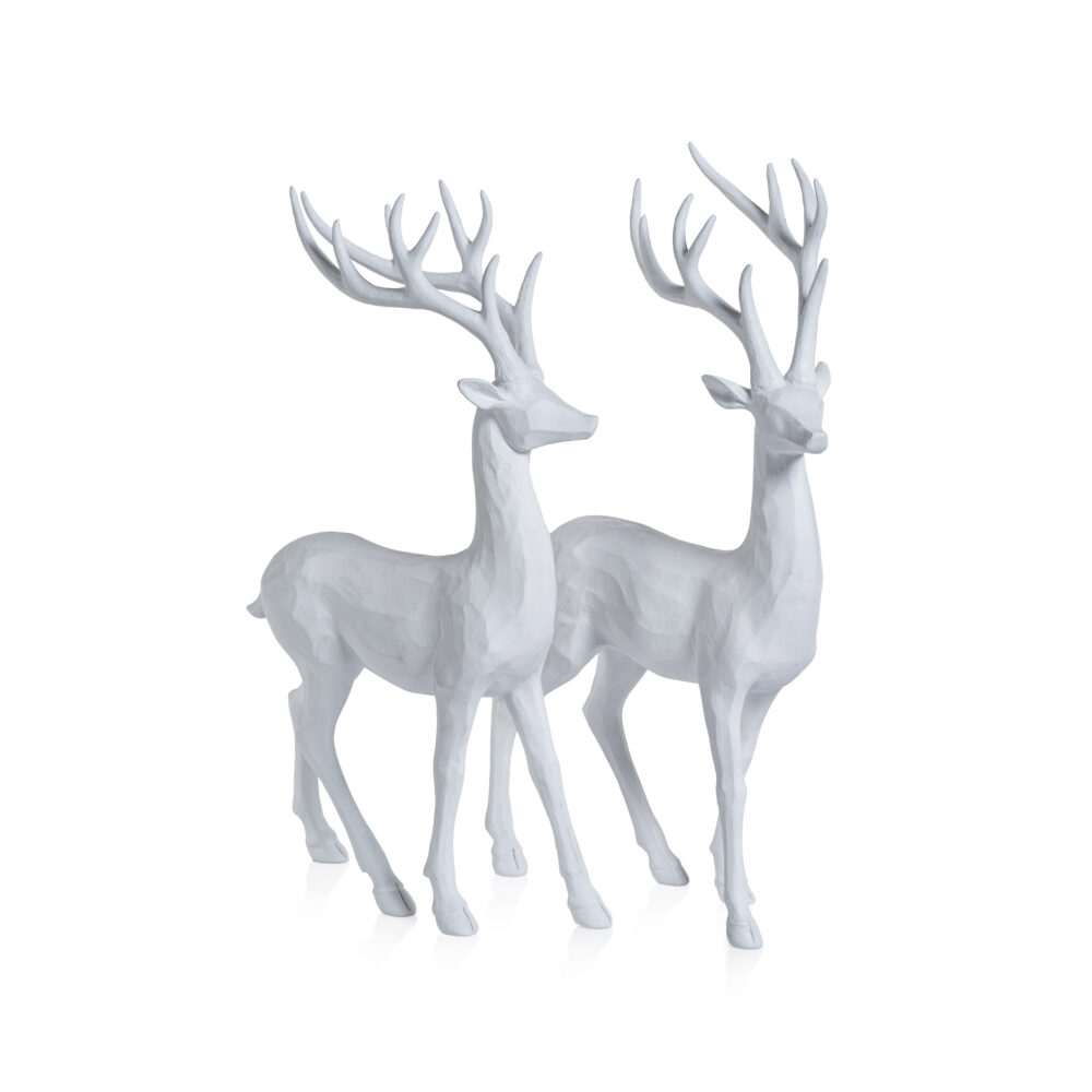 Poldi Decorative Resin Deer Figurines, Set of 2 by Zodax