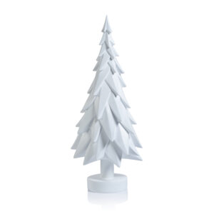 Patrice White Decorative Tabletop Spruce Tree, X-Large by Zodax