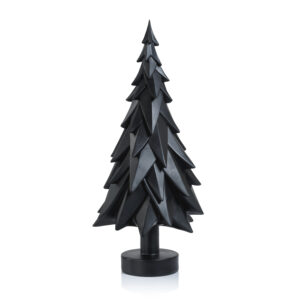 Patrice Black Decorative Tabletop Spruce Tree, X-Large by Zodax