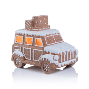 Adelard LED Holiday Gingerbread Car by Zodax