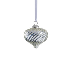 Mazzi Silhouette Swirl Hanging Ornaments, Set of 4 by Zodax