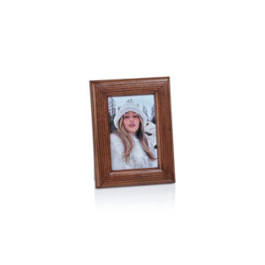 Agung Leather Photo Frame, 4" x 6" by Zodax