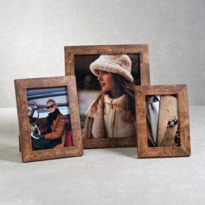 Sabinio Burlwood Photo Frame, 8" x 10" by Zodax